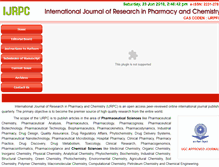 Tablet Screenshot of ijrpc.com